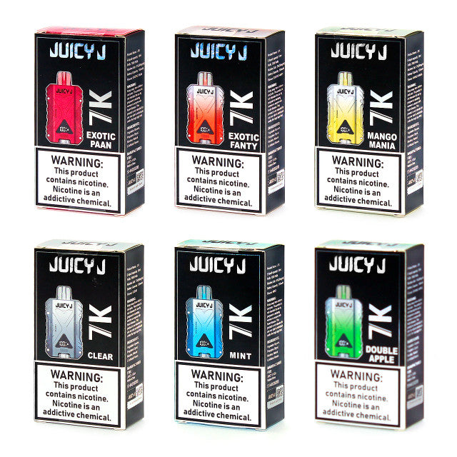 Juicy J Disposable Vape - 7000 Puffs - Double Apple