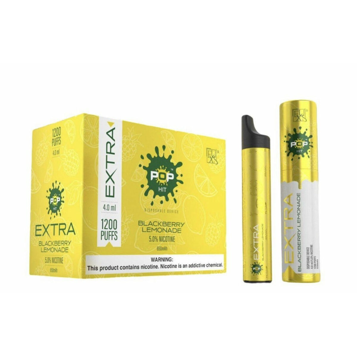 Pop Extra Disposable Vape -1200 Puffs - 50 MG