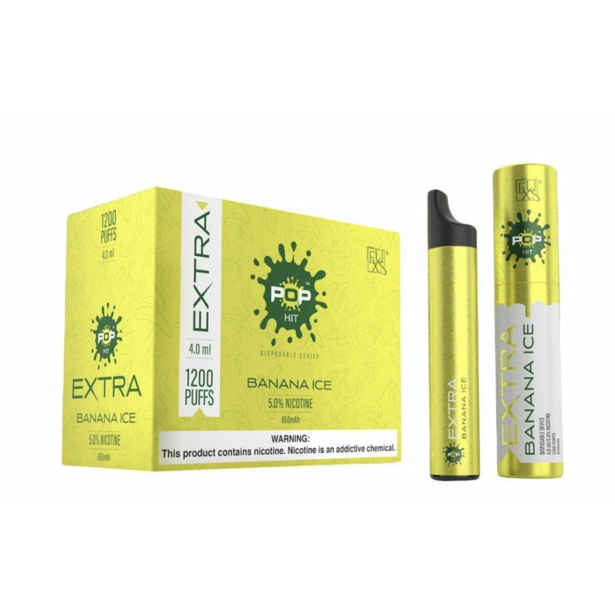 Pop Extra Disposable Vape -1200 Puffs - 50 MG