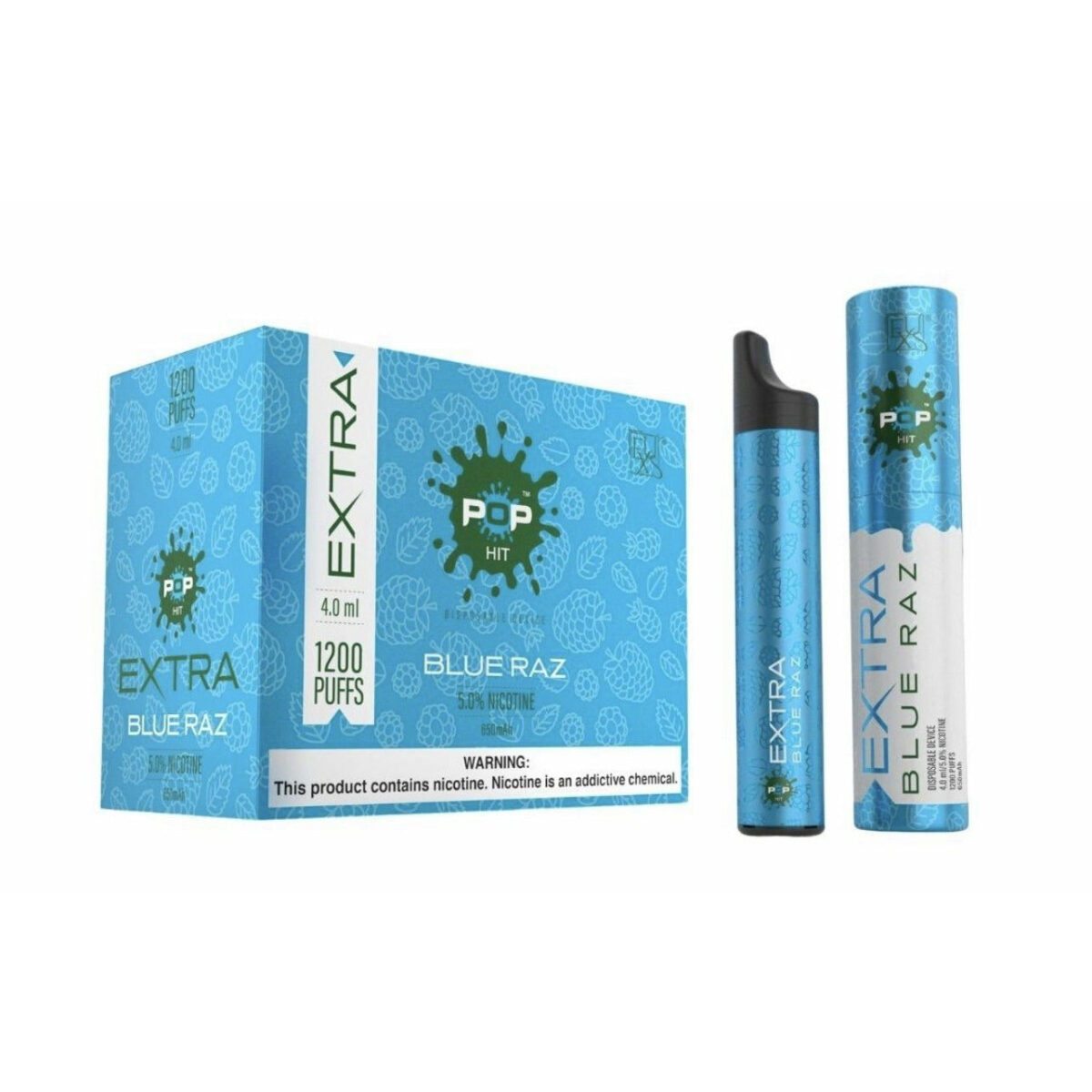 Pop Extra Disposable Vape -1200 Puffs - 50 MG