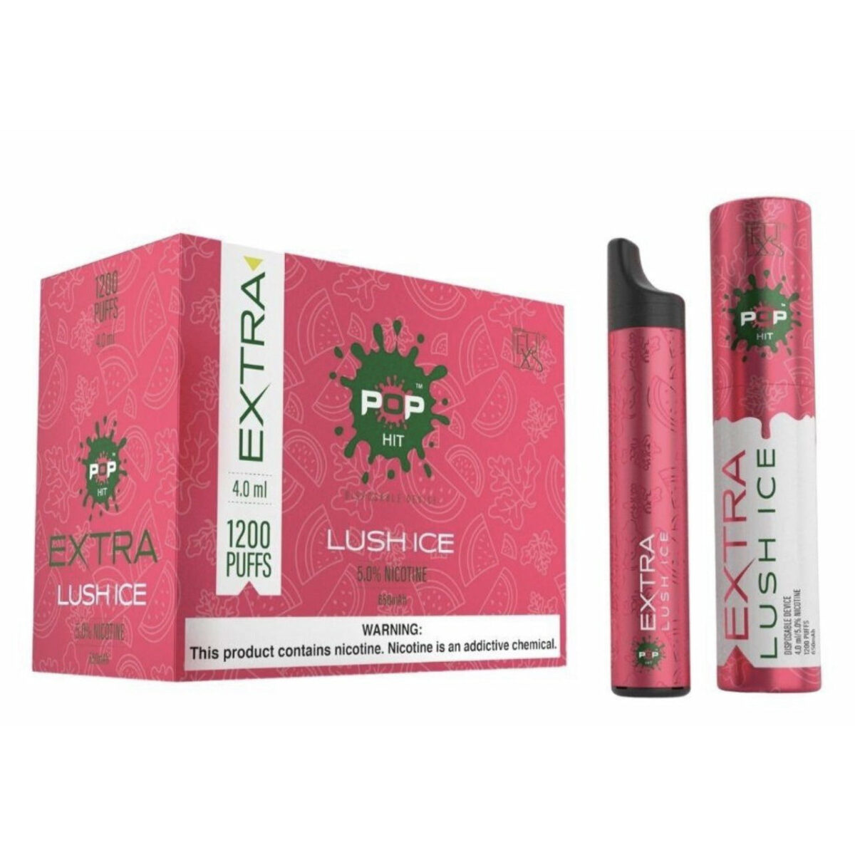 Pop Extra Disposable Vape -1200 Puffs - 50 MG