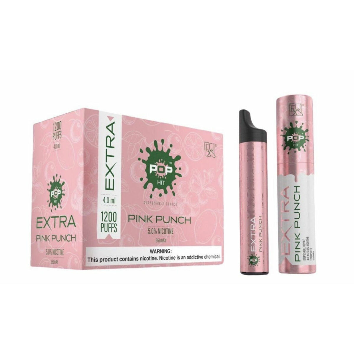 Pop Extra Disposable Vape -1200 Puffs - 50 MG