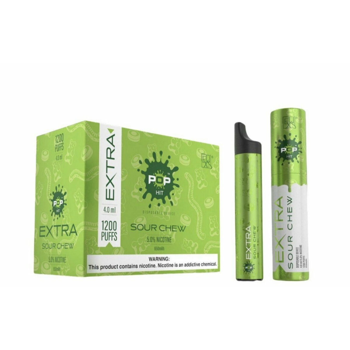 Pop Extra Disposable Vape -1200 Puffs - 50 MG