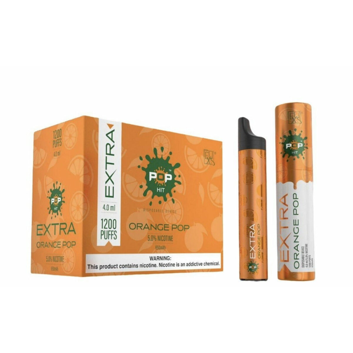 Pop Extra Disposable Vape -1200 Puffs - 50 MG