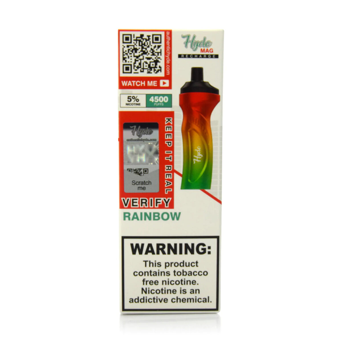 Hyde Mag Rainbow Recharge 4500 Puff