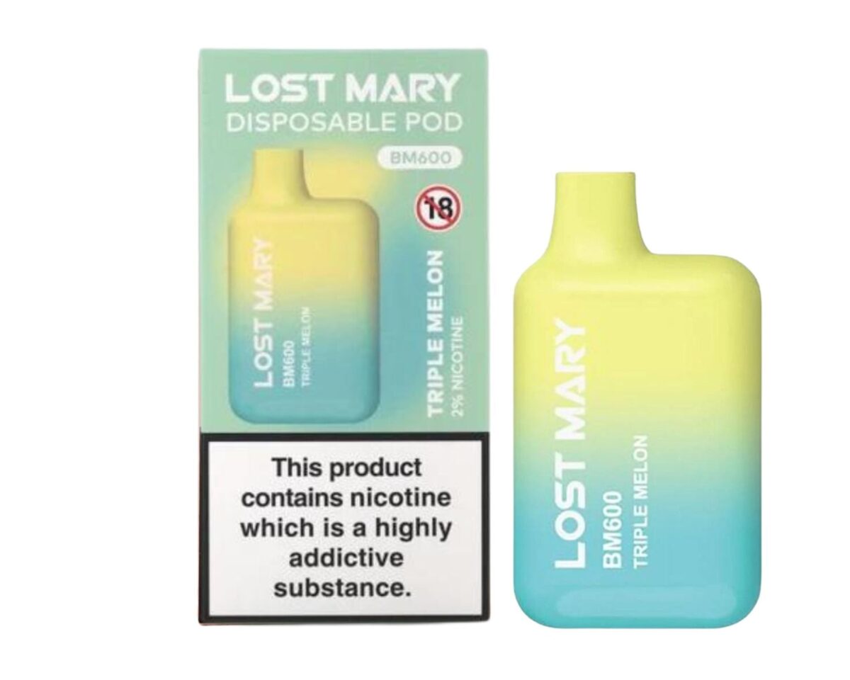 Lost Mary BM600 Triple Melon Disposable Pod Kit 20MG