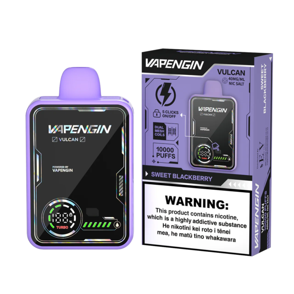 Vapengin Vulcan Disposable Vape 10000 Puff - Sweet Blackberry