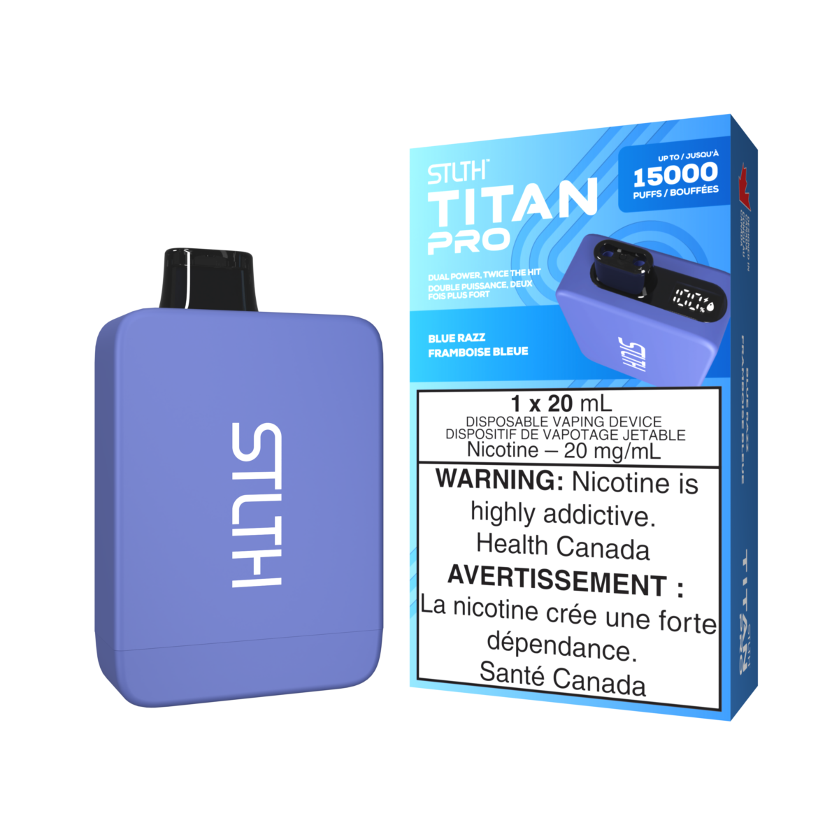 STLTH Titan Pro Disposable - Blue Razz 20mg