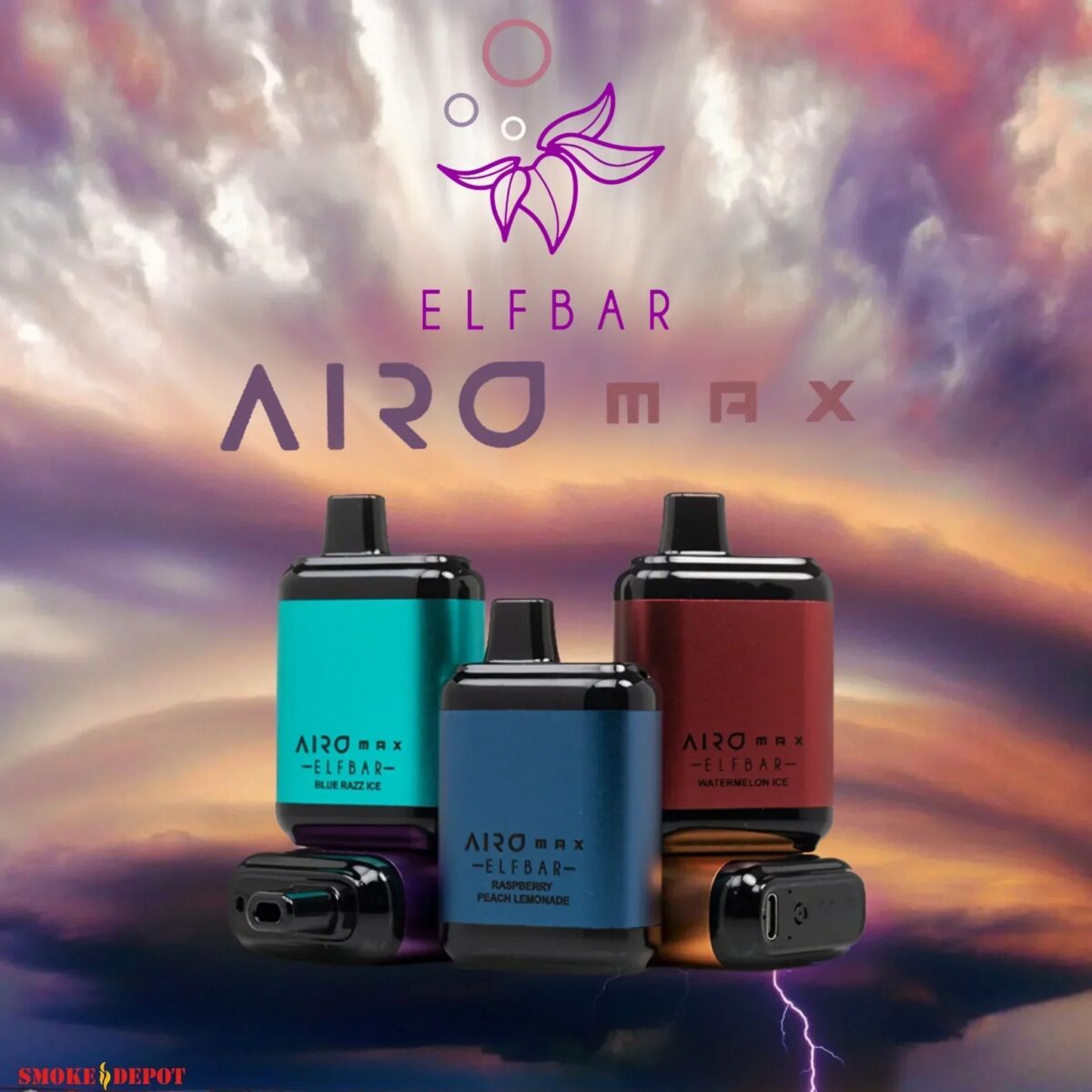 ELF BAR - Airo Max - 5000 Puffs - Bold 50 - Kiwi Passionfruit Guava