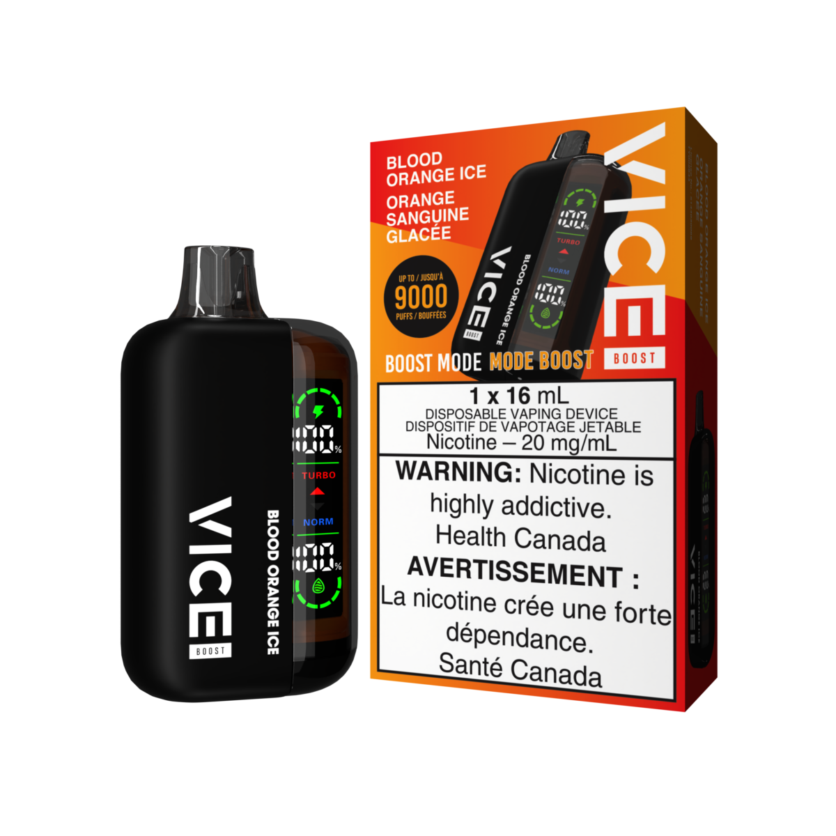 Vice Boost Disposable - Blood Orange Ice 20mg