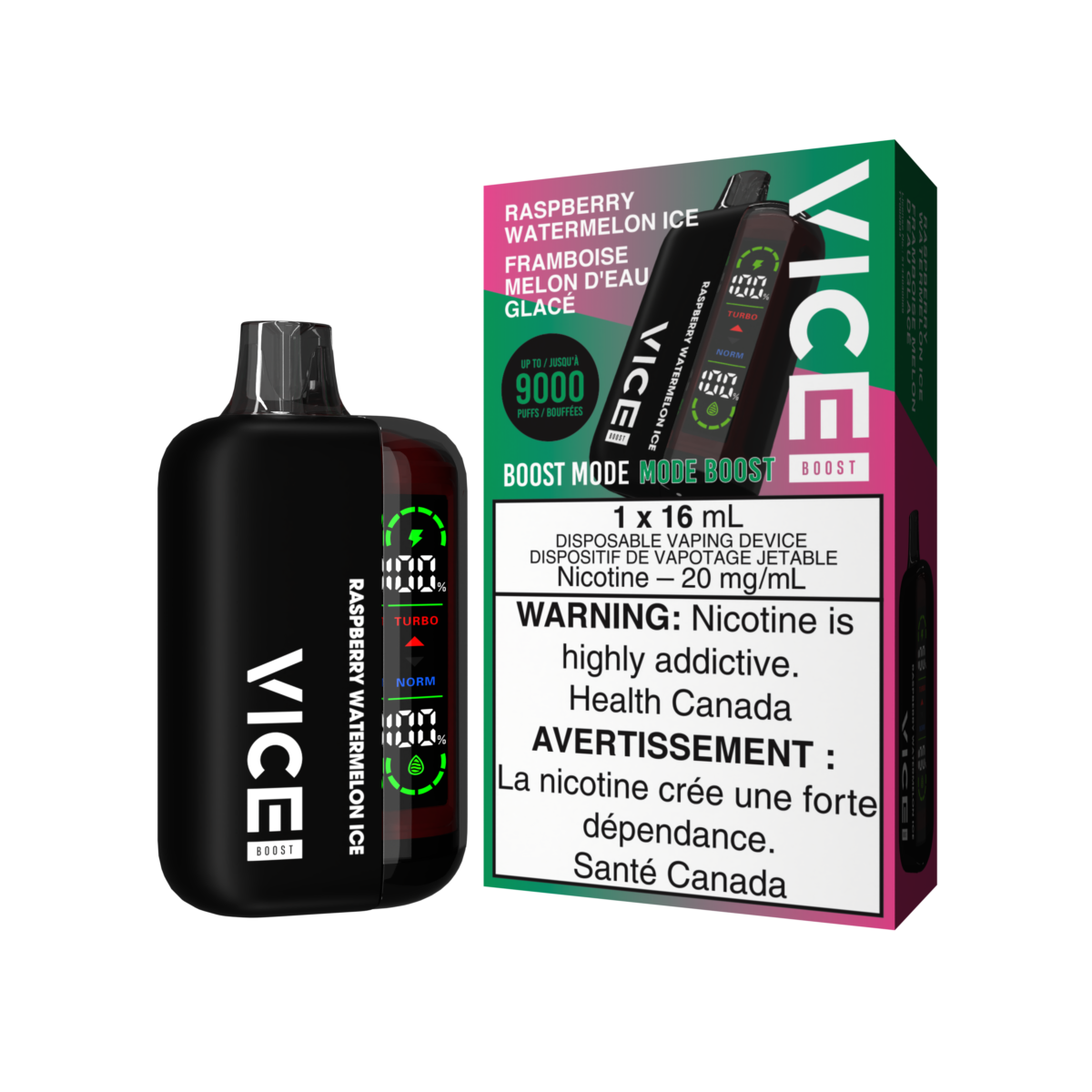 Vice Boost Disposable - Raspberry Watermelon Ice 20mg