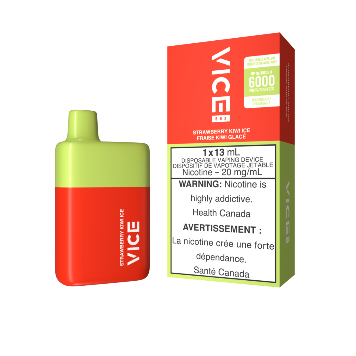 Vice Box Disposable - Strawberry Kiwi Ice 20mg