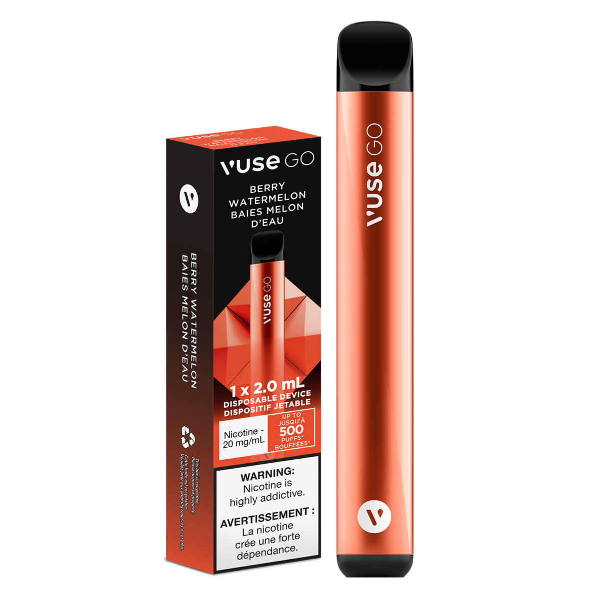 VUSE Disposable Vape - VUSE GO Disposable - Berry Watermelon