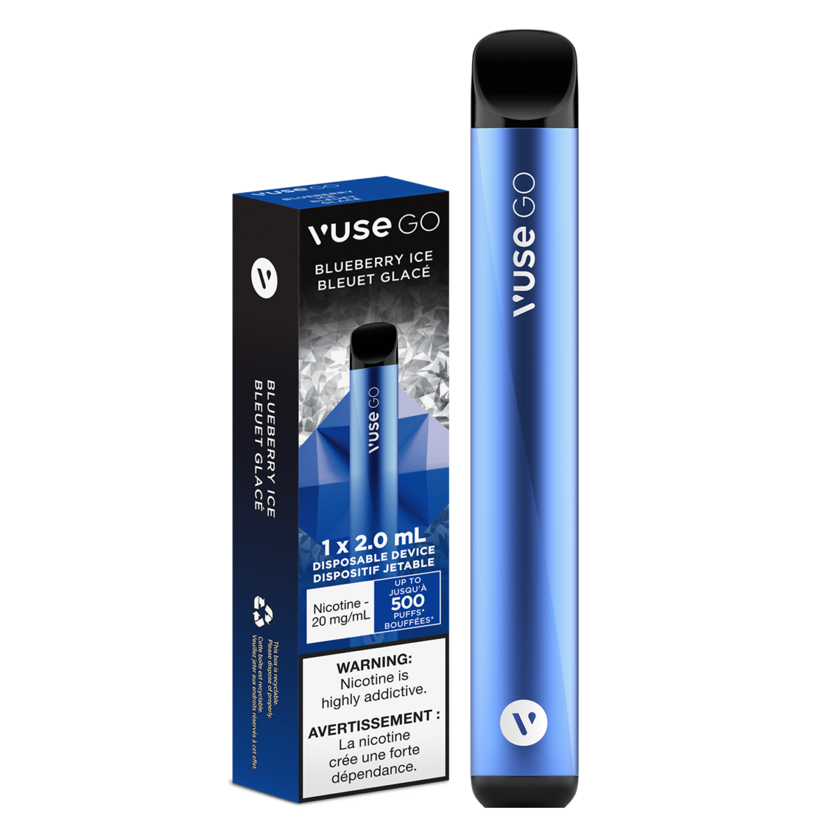 VUSE Disposable Vape - VUSE GO Disposable - Blueberry Ice