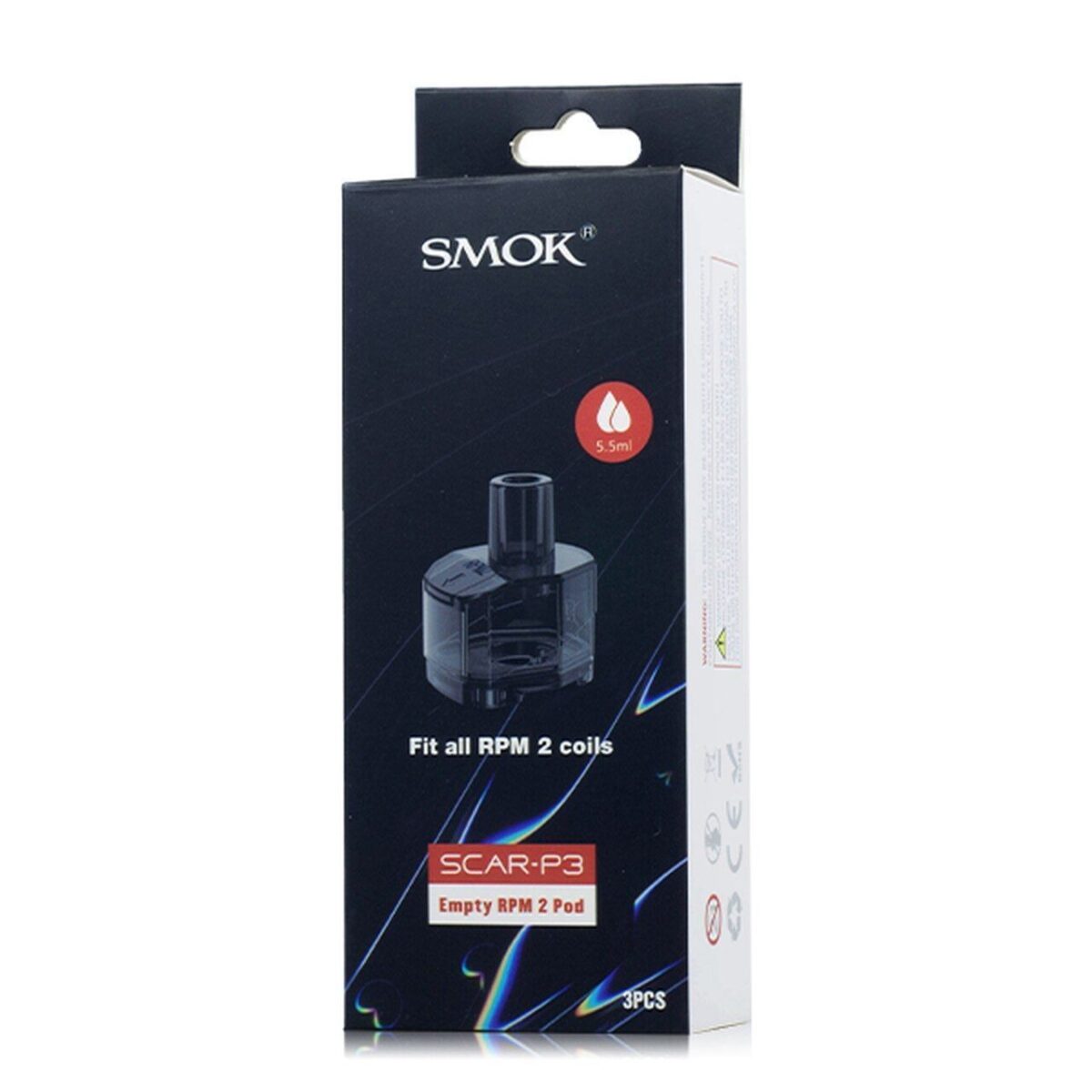 smok scar p3 replacement pods 3 pack 335928