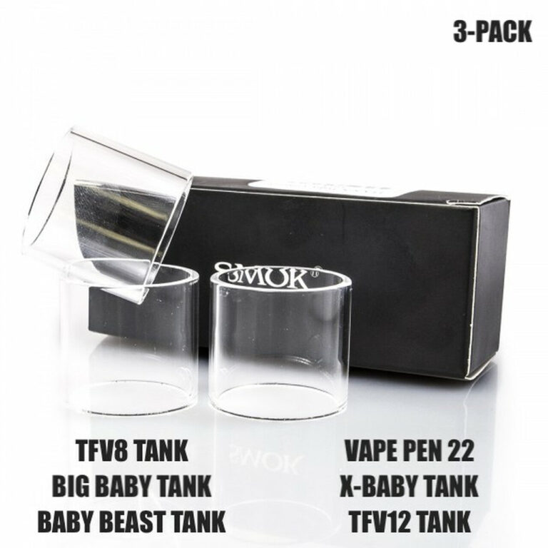 smok vape pen 22 replacement glass 3 pack 143157